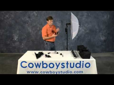 CowboyStudio Photo Studio Flash Strobe Lighting Umbrella Kit with Wireless Trigger