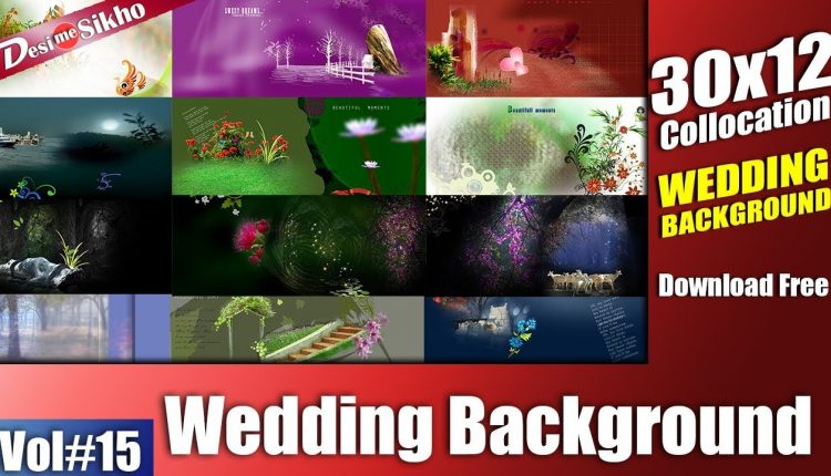 30x12 Wedding Album Background Download Free Vol#15 [desimesikho] 2019