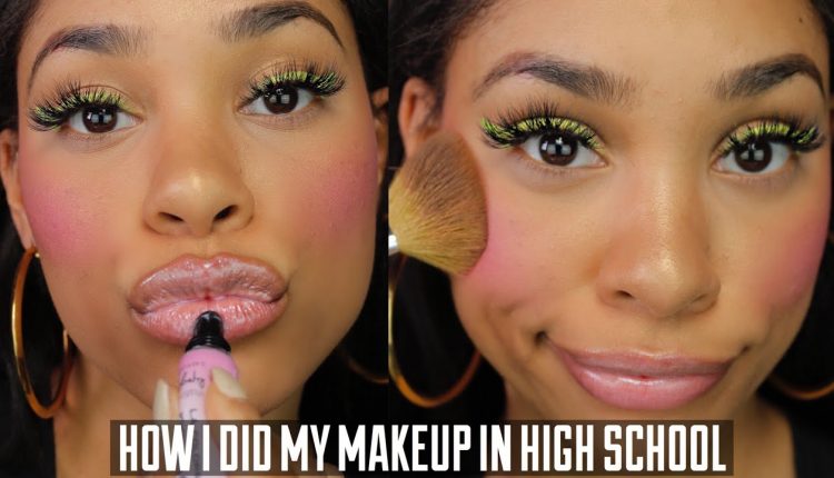 HOW I DID MY MAKEUP IN HIGH SCHOOL CHALLENGE (PICS INCLUDED)