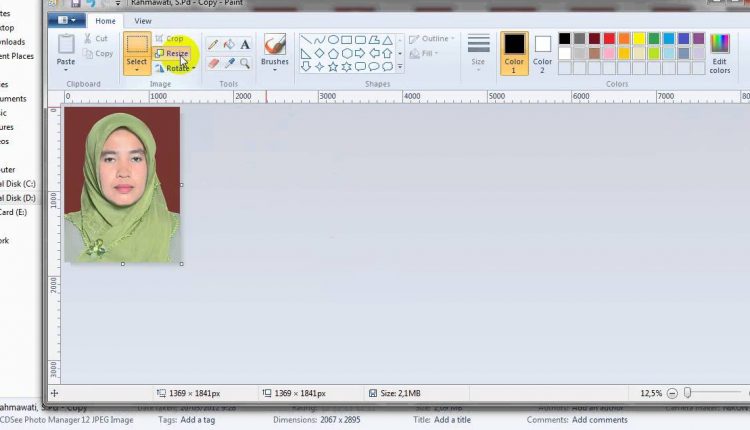 CARA MENGURANGI RESOLUSI FOTO