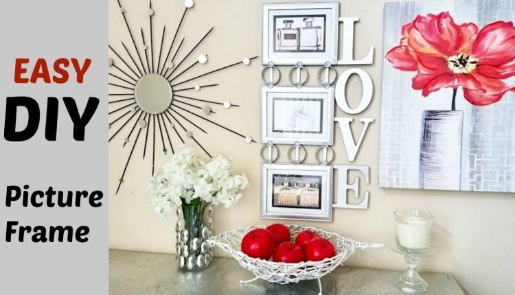 Quick and Easy Cheap Diy Wall Art Picture Frame.