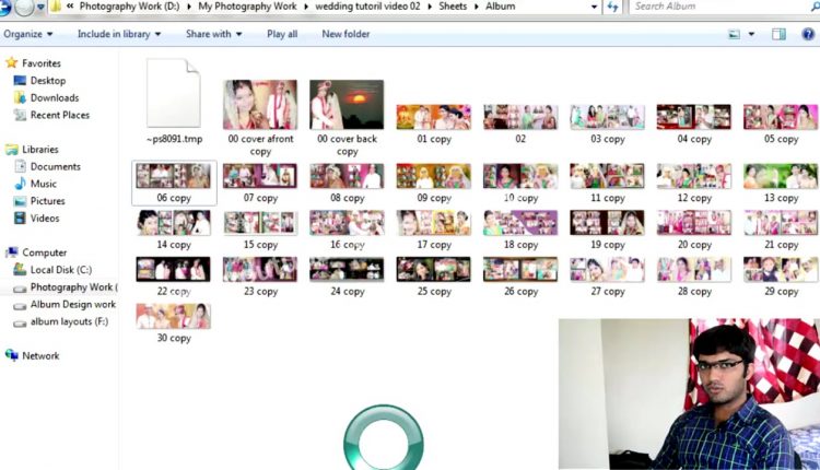 Post processing in Wedding album 11