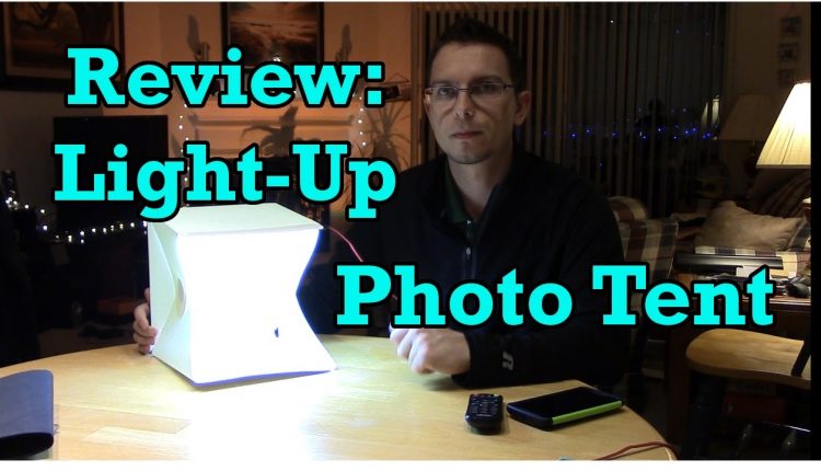 Lightbox Photography Tent Review Small 9"x9" Excelvan Portable Photo Studio