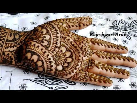 easy bridal henna mehndi designs for hands || mehndi designs for hands for marriage