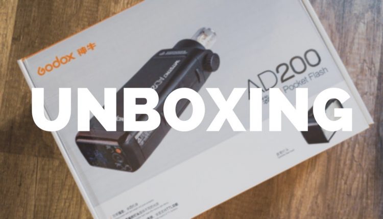 Unboxing The GODOX AD200 Photography Pocket Flash Unit