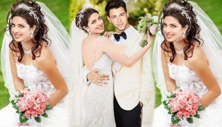 Priyanka Chopra & Nick Jonas Looks So Stunning In Bridal Look - First Pictures