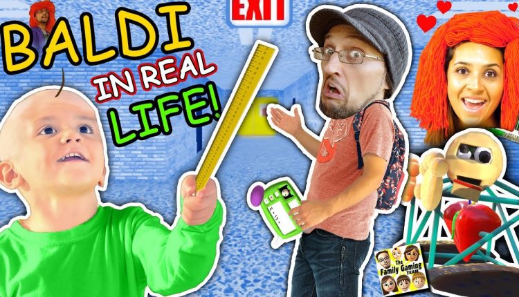 BALDI'S BASICS In Real Life!! FGTEEV goes to School of Education & Learning (Skit)