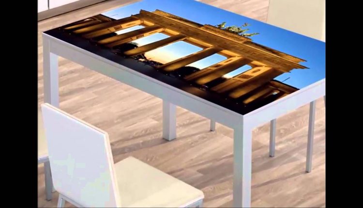 Mesas de cocina con foto impresion digital