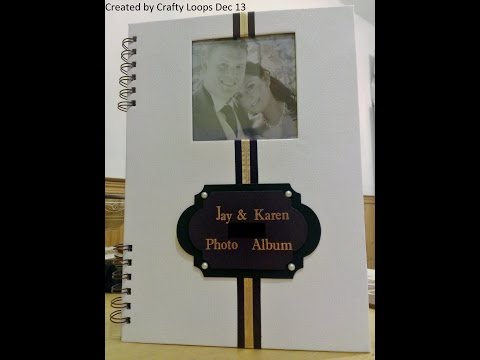 How to make an Inset Window in a Wedding Photo Album