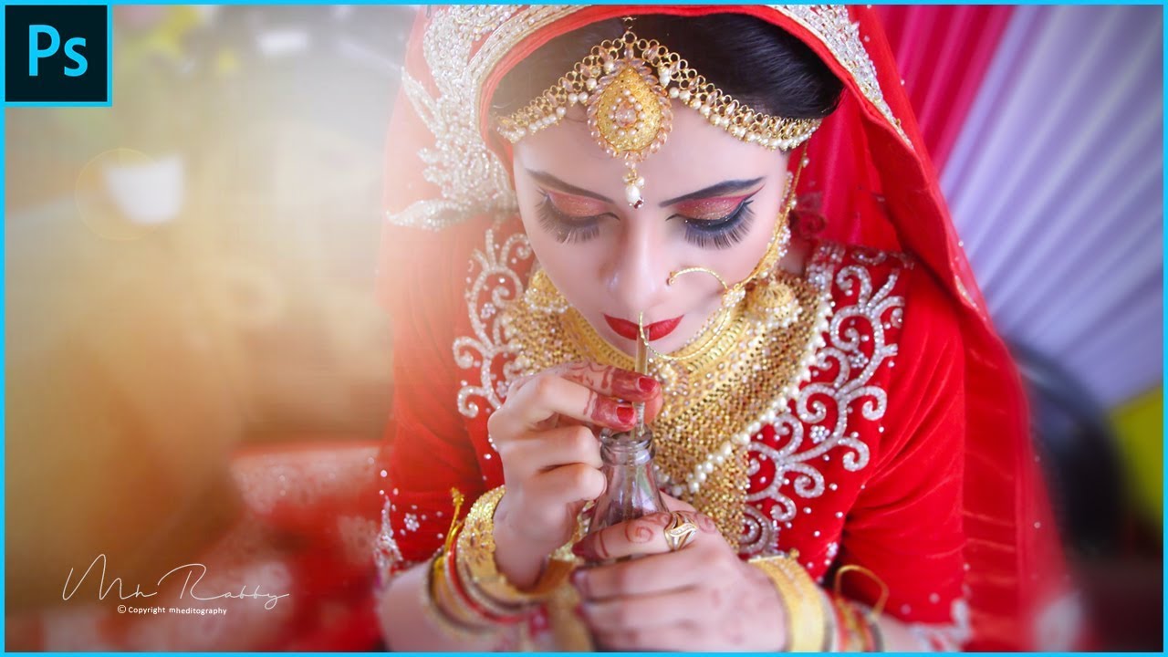 Best Way Of Editing Wedding Photography In Adobe Photoshop Cc - New Tutorial 2018