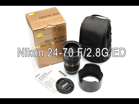 Professional Lens for photography Nikon AF-S 24-70mm f/2.8 Full Frame / Crop