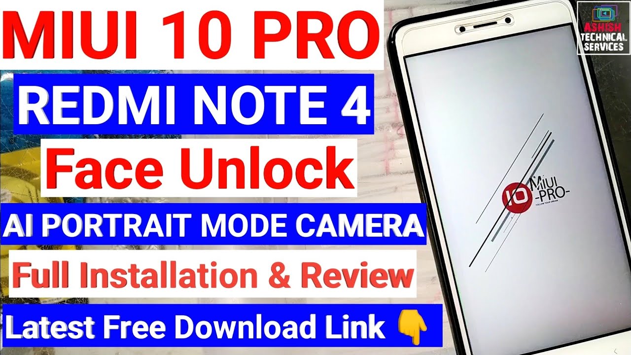 Miui 10 Pro On Redmi Note 4 Face Unlock Ai Portrait Mode Camera Installing Review Download Dslr Guru