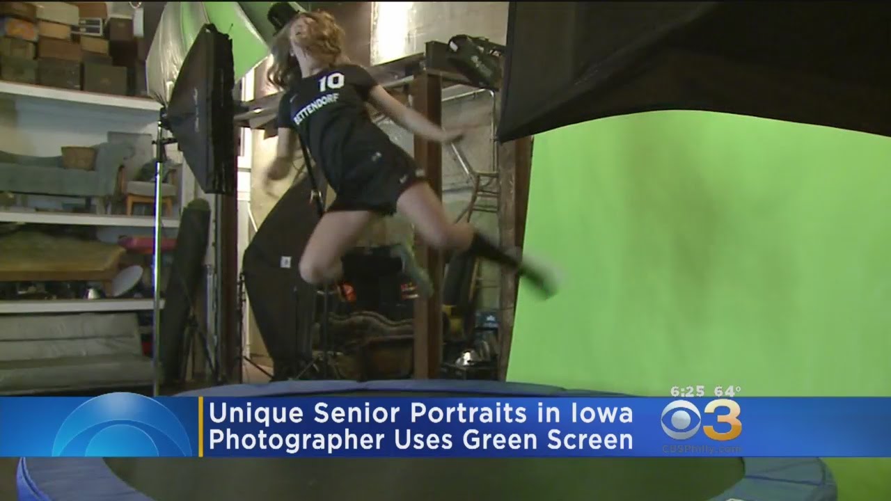 Iowa Photographer Using Green Screen To Offer Unique Senior Portraits