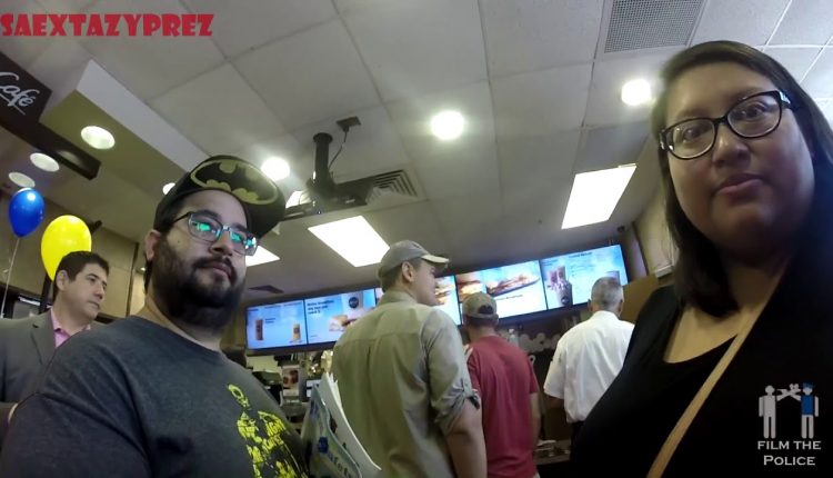 Mcdonald,s KICKS OUT PHOTOGRAPHER AT PUBLIC POLICE EVENT. (mirrored SAEXTAZYPREZ)