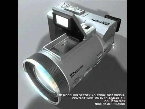 3D Model Sony Cybershot DSC-F717 Foto Digital Review