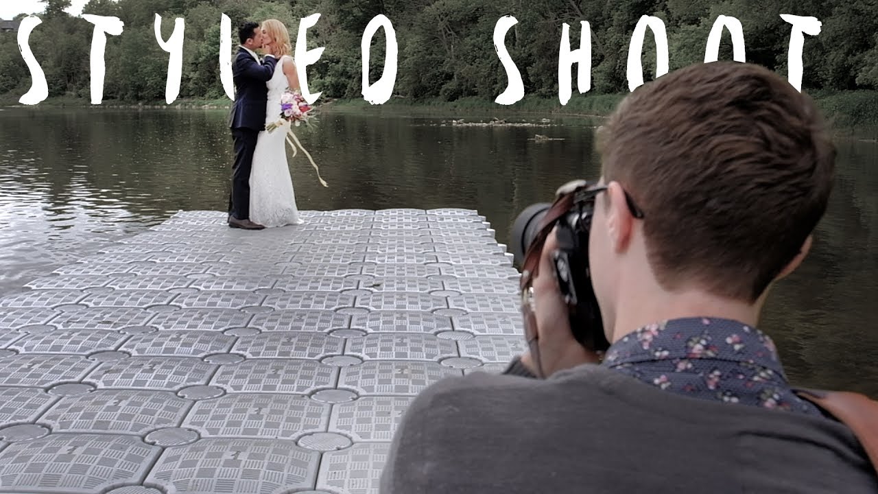 How to build a wedding photography portfolio (Styled Shoot Wedding Behind the scenes vlog)