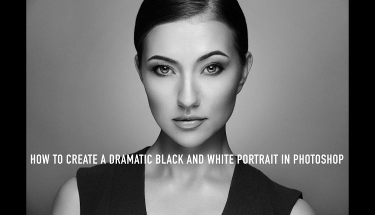 How to Create a Dramatic Black and White Portrait in Photoshop