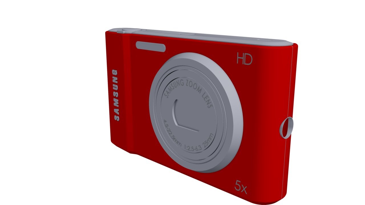 Samsung Photo Camera CAD 3D Model