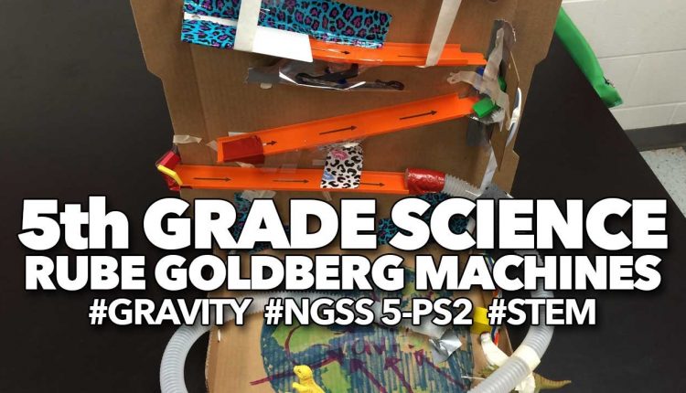 5th Grade Science Class - Rube Goldberg Machines (Video & Photos)