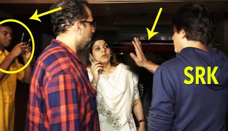 Shah Rukh Khan Stops Fan For Taking Photo Camera Falls On Floor !