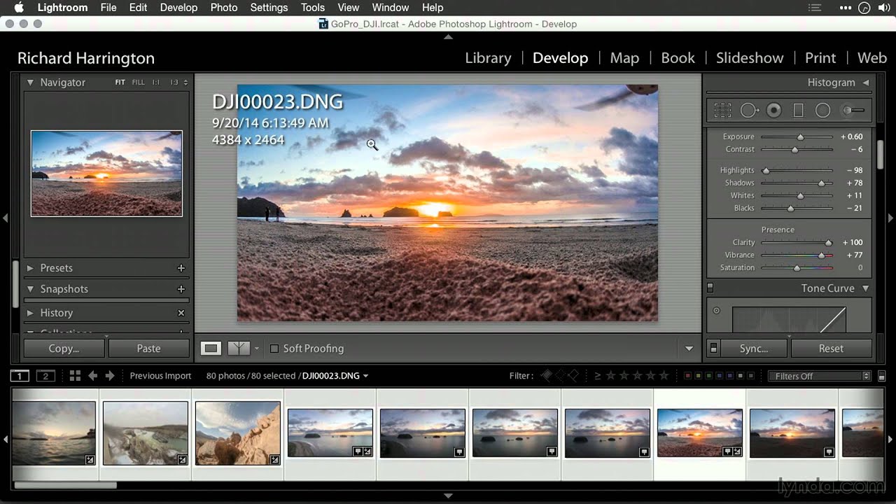 Using Adobe Camera Raw to fix exposure for raw files | photo editing | lynda.com