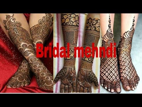 Full hand Bridal(Dulhan) mehndi design 2017-18|Leg mehndi design