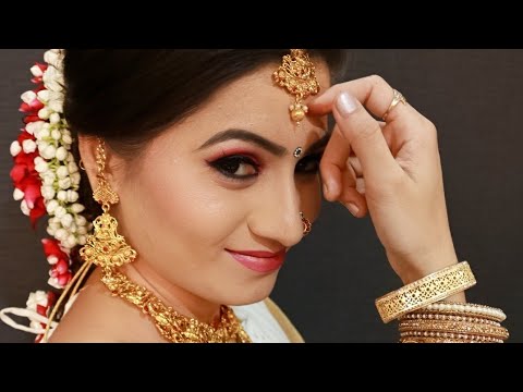 Maharashrtrian Engagement Style / South Indian Bridal Look