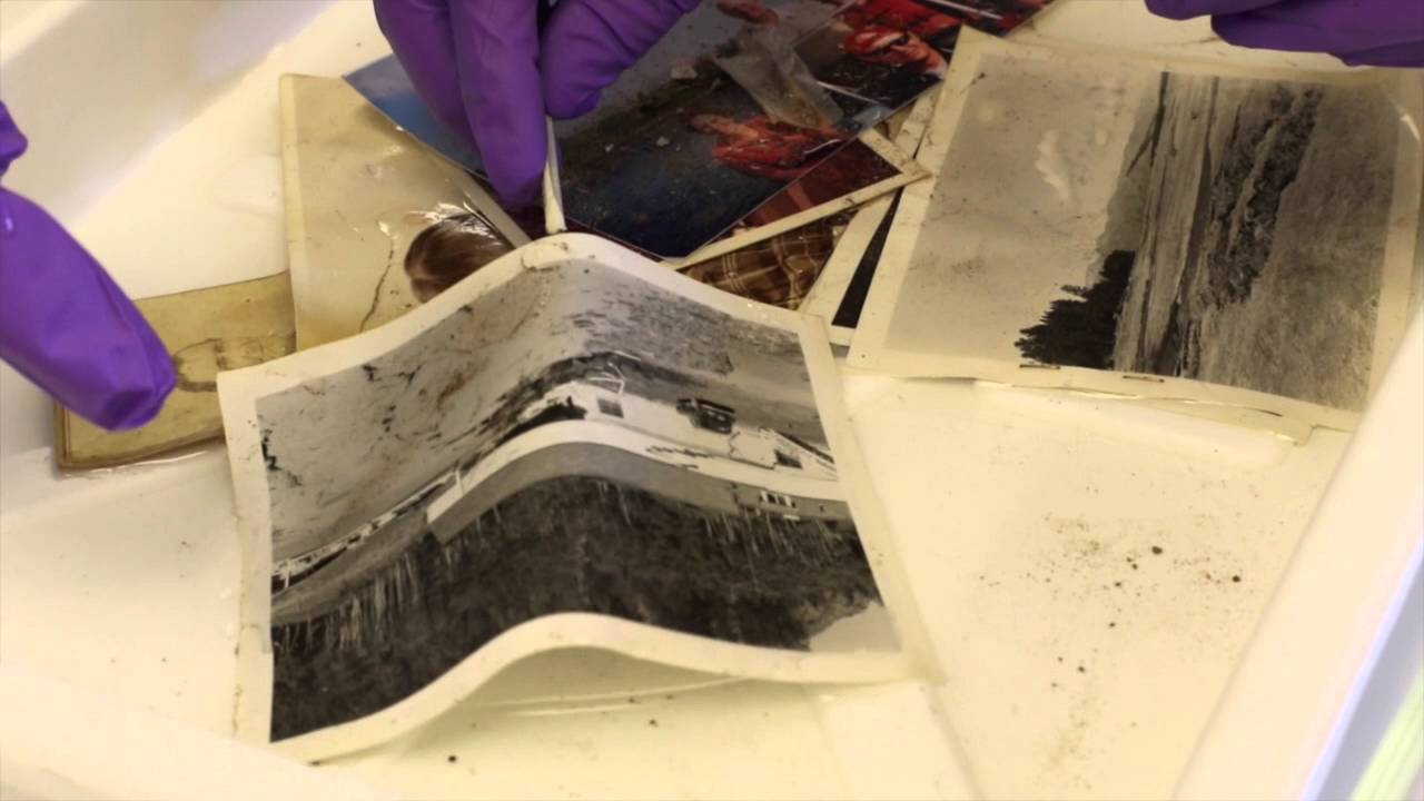 UD Art Conservation: How to restore flood-damaged photos