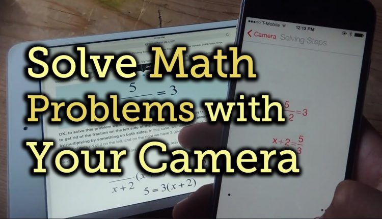 Solve Any Mathematics Questions With Your Phone's Camera - Photo Math Tutorial