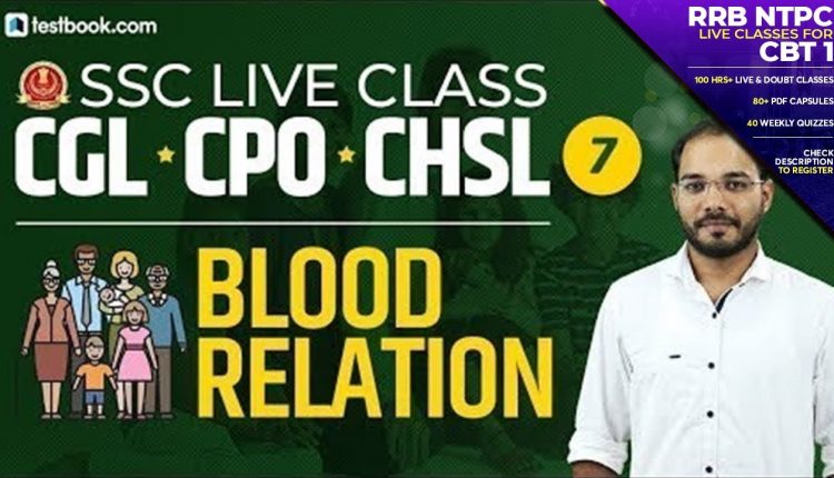 Blood Relation for SSC Reasoning | Picture Pointing | SSC Live Class Day 7 | SSC CGL, CHSL 2019 & GD