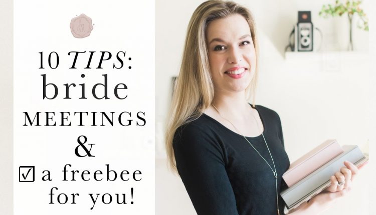 10 tips for wedding consultation meetings