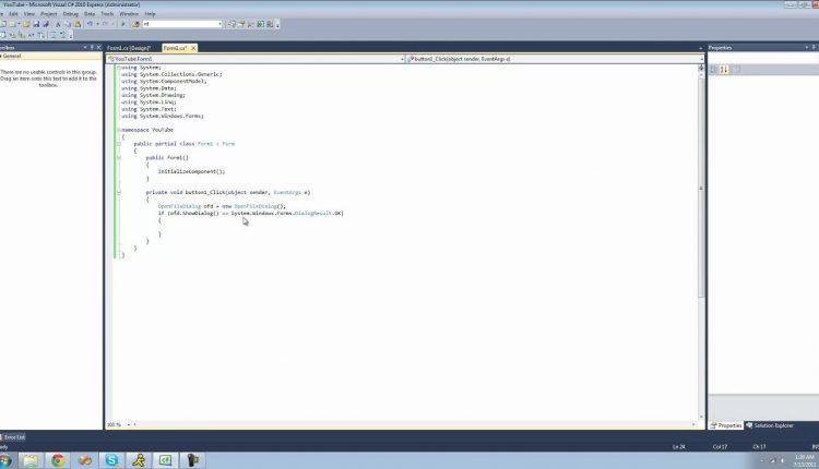 C# Beginners Tutorial - 79 - Picture Box and Image Class