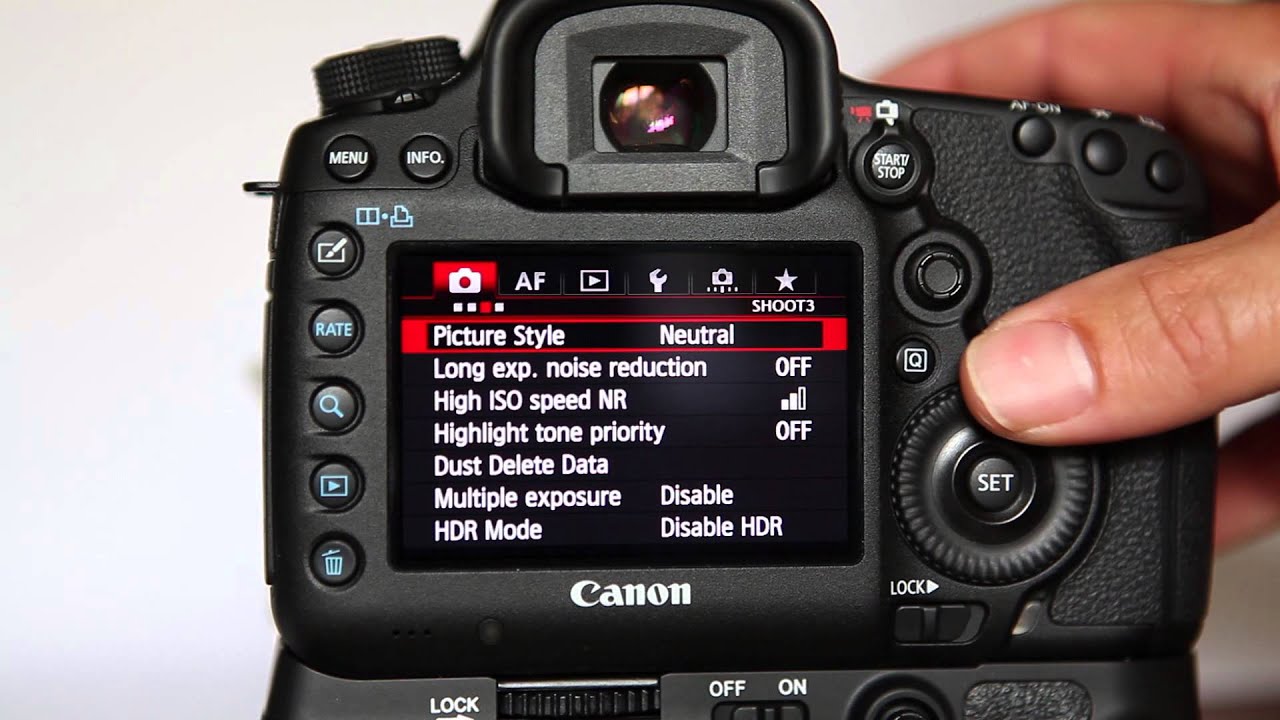 Setting up a Canon 5D Mark 3 (5d mk iii) for Wedding Photography