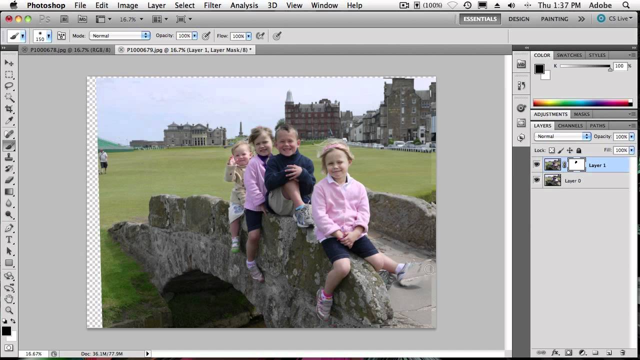 Fix a Family Photo using Adobe Photoshop CS5