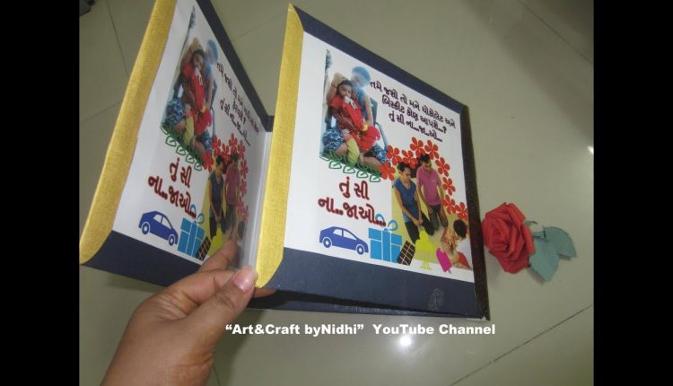 Quick DIY Photo Album Gift from Waste Sweet Box & Wedding Cards- Recycle Craft for Kids