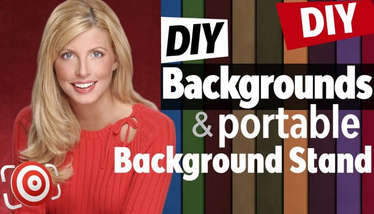 DIY Portable Background Stand & Portrait Photography Background Material for studio or location