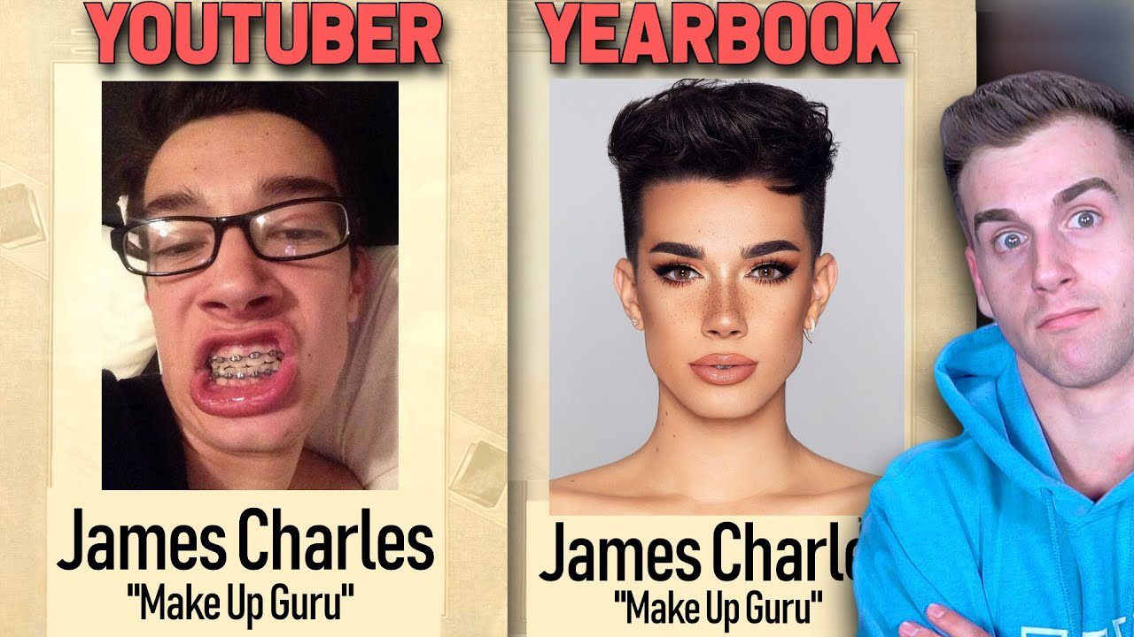 Youtubers School Yearbook Pictures! (Then and Now)