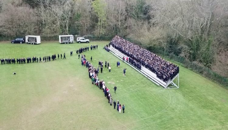 Whole School Photo Drone Footage
