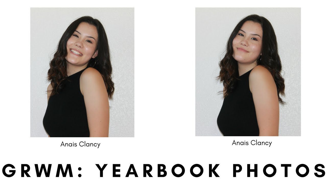 GRWM: YEARBOOK PHOTOS!! (POSE, MAKEUP, HAIR, OUTFIT)