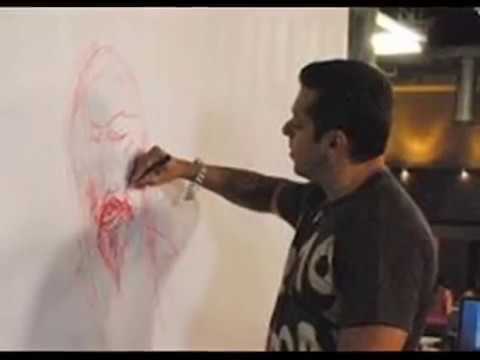 Salman khan painting pictures | Collection of Salman's Art work (Paintings)