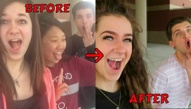 Recreating Our Old High School Photos... *kicked out*