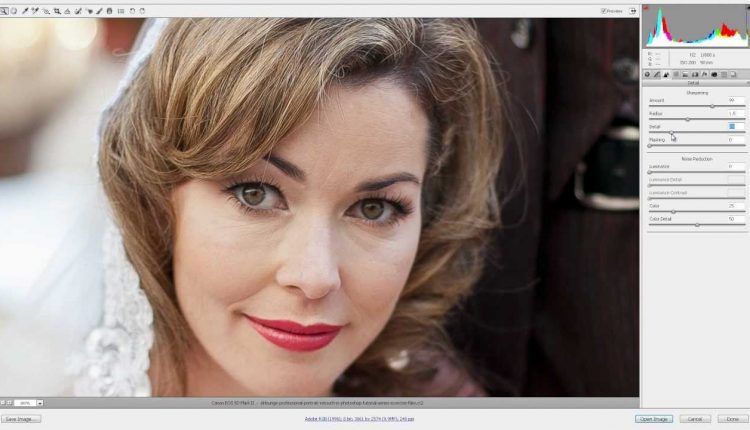 Professional Photoshop Portrait Retouching - Part I - Adobe Camera Raw