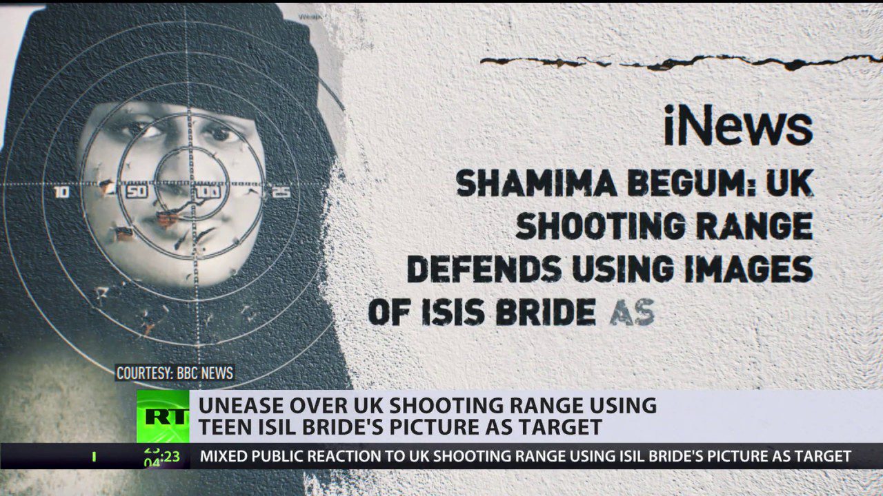 Harmless fun or racist? Use of ISIS bride’s picture as shooting target sparks DEBATE