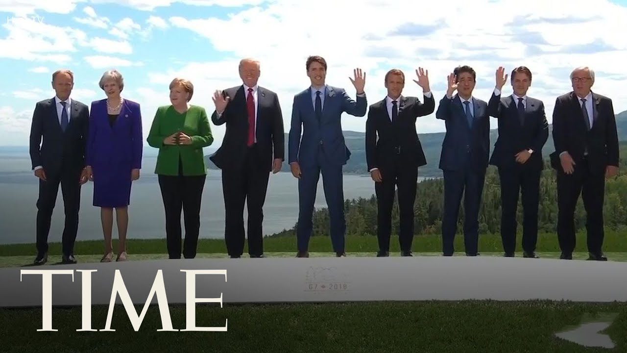 Group Of Seven Leaders Gather For Family Photo | TIME
