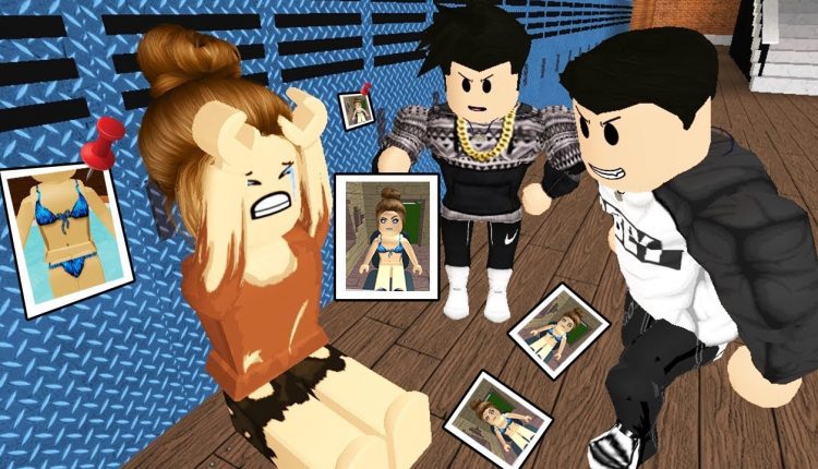 all the boys at my school have photos of me (SAD Roblox Story)