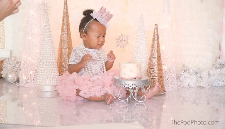 Behind the Scenes Cake Smash at Photo Studio