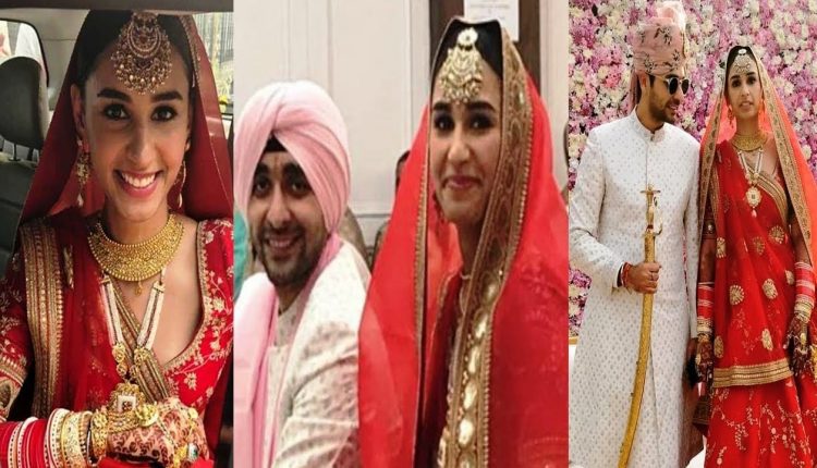 Former Miss India Hasleen Kaur with Boyfriend Amber Rana Wedding Pics | Hasleen Kaur Marriage Pics