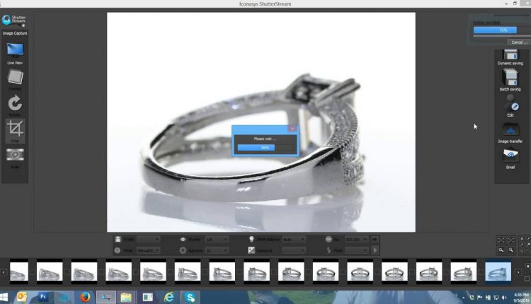 360 Jewelry Photography Workflow Video using Iconasys LED Studio + 360 Jewelry Turntable