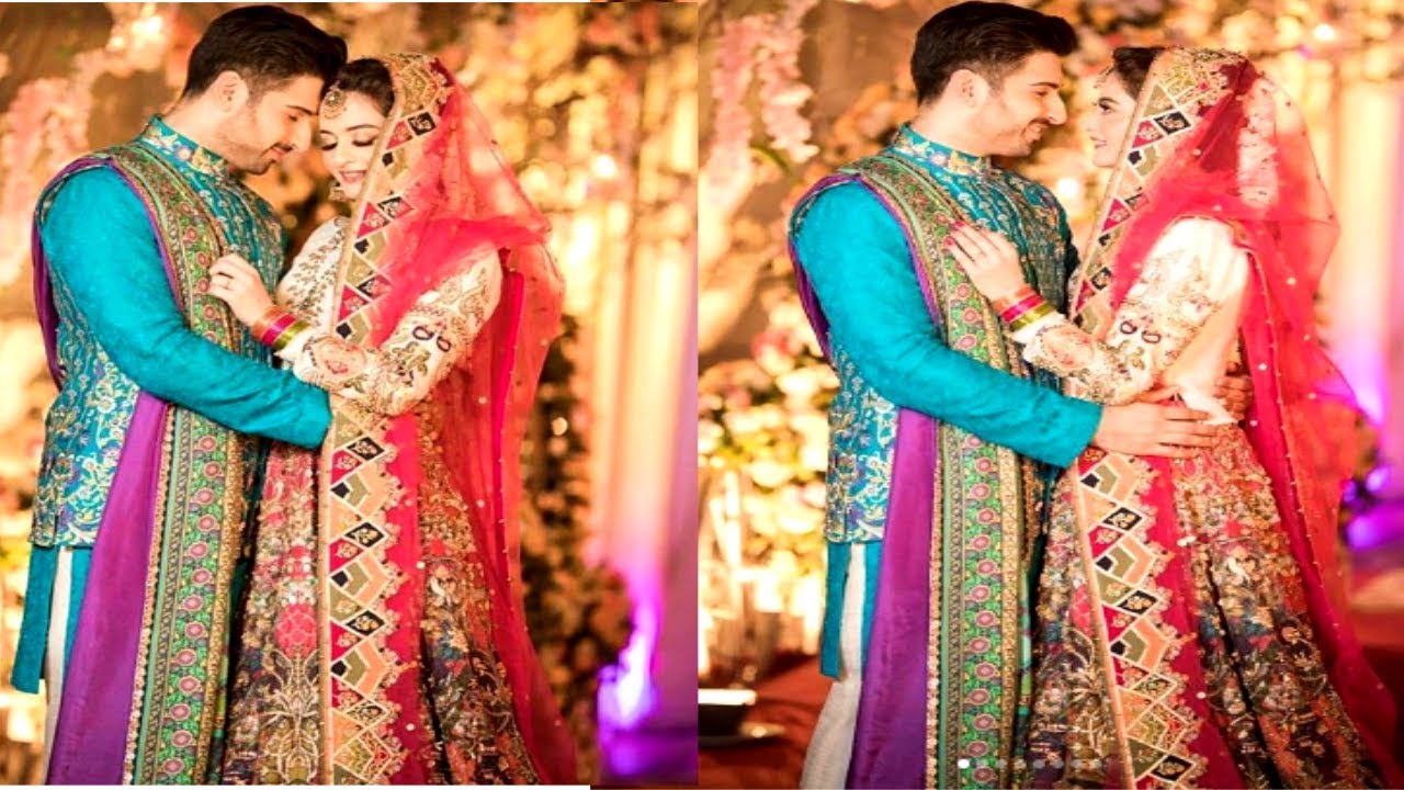 Top 20 Beautiful Wedding Pictures On Aiman Khan Mehndi.