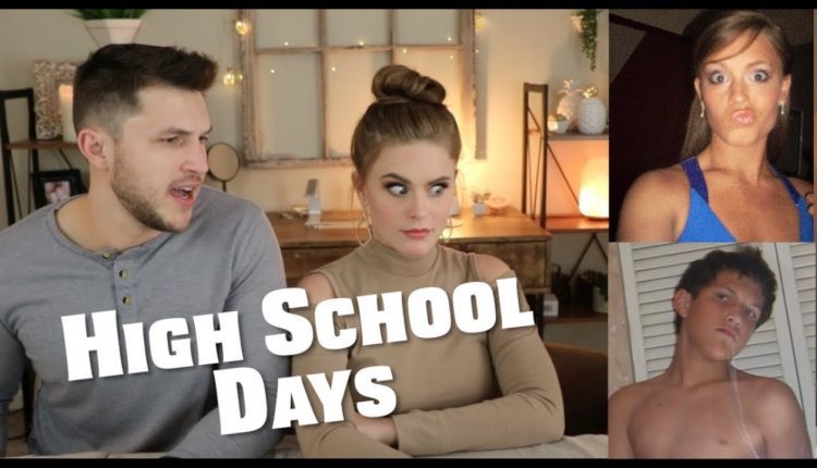 REACTING TO OUR HIGH SCHOOL PICS! *CRINGE*